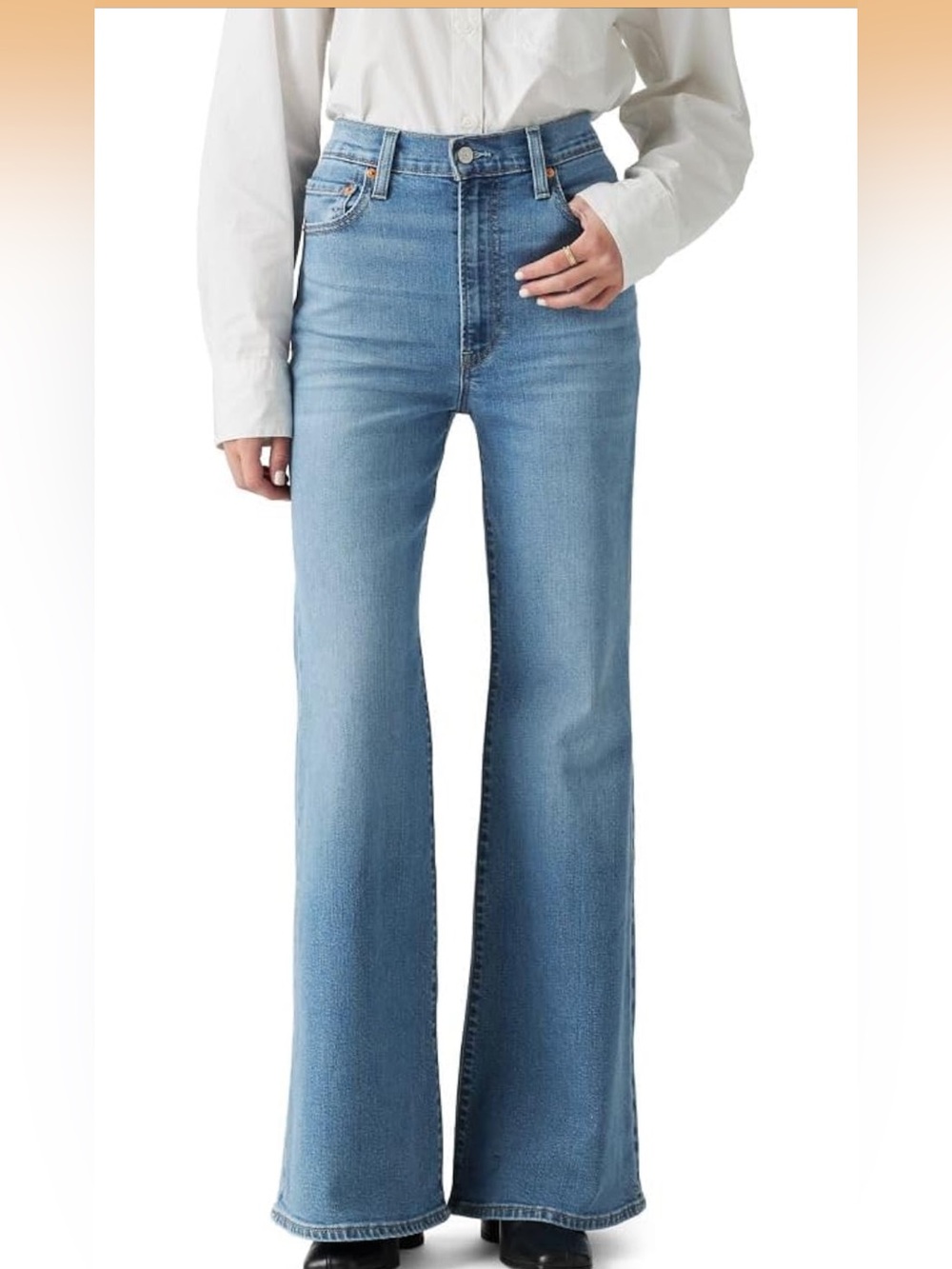 Levi High-Rise Ribecage Bell Jeans - Women - in color So Nice 27